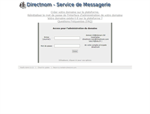 Tablet Screenshot of mailadm.directnom.com